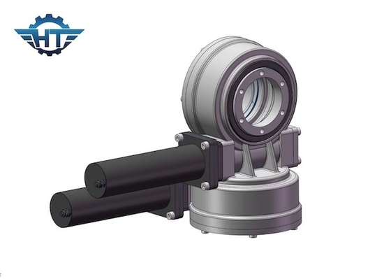 Beli Hourglass Dual Axis Worm Gear Slewing Bearing Untuk Pelacakan Solar PV Parabola CSP online manufacture
