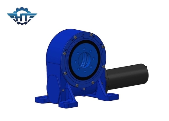 Single Axis Worm Gear Slewing Drive Untuk Sistem Pelacakan Motor Listrik 24vdc