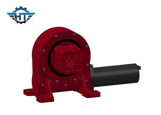 Compact Worm Gear Slew Drive Gearbox Untuk Sistem Penyimpanan Pemanasan Tenaga Surya