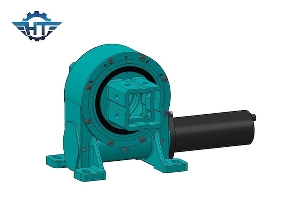 Single Axis Small Solar Slew Drive Gearbox Untuk Sistem Pelacakan Otomatis PV Didorong 24VDC