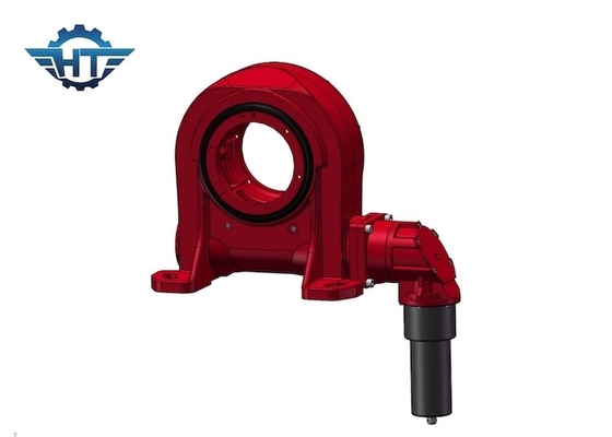 VE9 Vertikal Worm Gear Solar Slew Drive Dengan Perumahan Tertutup Untuk Sistem Pelacakan