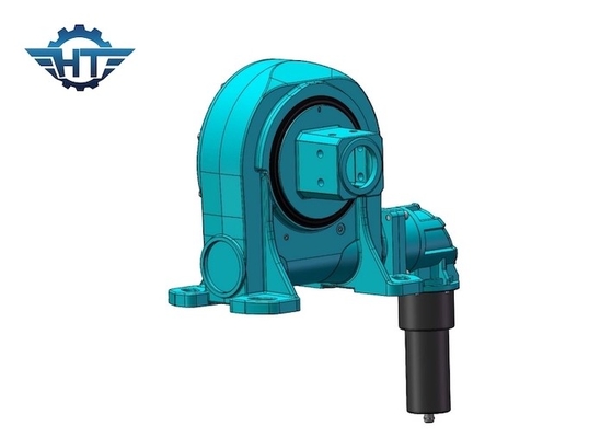 Horizontal Worm Gear Slewing Drive Sumbu Tunggal Untuk Sistem Pelacakan Matahari 24V