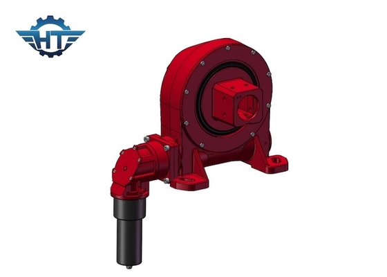 Single Axis Worm Gear Slewing Drive Untuk Sistem Pelacakan Motor Listrik 24vdc