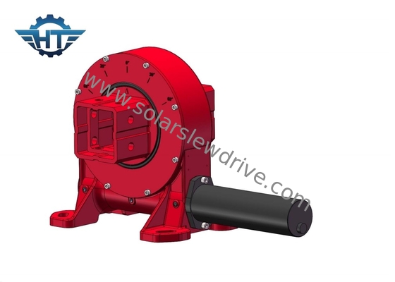 9 " vertikal solar tracker Slew Drive Gearbox untuk tunggal sistem pelacakan matahari