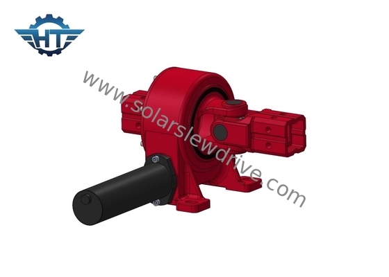 VE7 Vertikal Single Axis Solar Tracking Slewing Drive Gearbox Untuk Sistem Pelacakan Surya