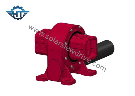 Single Axis Slew Drive Gearbox Dengan Motor Listrik Untuk PV Mounting Tracking System