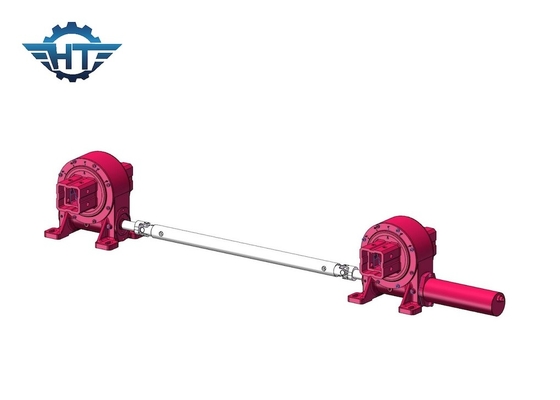 C4 Permukaan Anti Korosi Inner Hard Stop Worm Gear Slewing Drive Untuk Aplikasi Kinerja