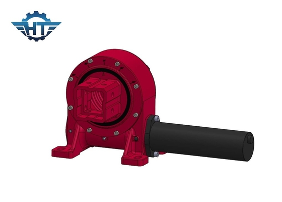 Panjang Umur Dual Enveloping Worm Worm Gear Slewing Drive Dengan Warna Abu-abu Atau Oranye