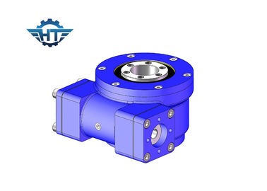 Beli Model SE5 Horisontal Dipasang Worm Gear Slew Drive Dengan 24V DC Brushed Gear Motor Untuk Pelacak Surya online manufacture