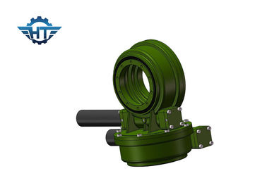 Beli Dual Axis Small Slew Drive Dengan Motor Gear Planetary 24VDC Untuk Sistem Pelacakan Surya online manufacture