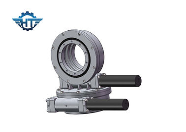 Beli Dua Sumbu Torsi Tinggi Worm Drive Slew Drive Dengan Motor diarahkan 24vdc Untuk Pelacak Surya online manufacture