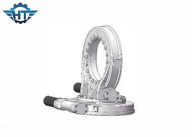 Beli SDE17 Worm Gear Slew Drive Dengan Gear Motor Untuk Sistem Pelacakan Surya Sumbu Ganda online manufacture