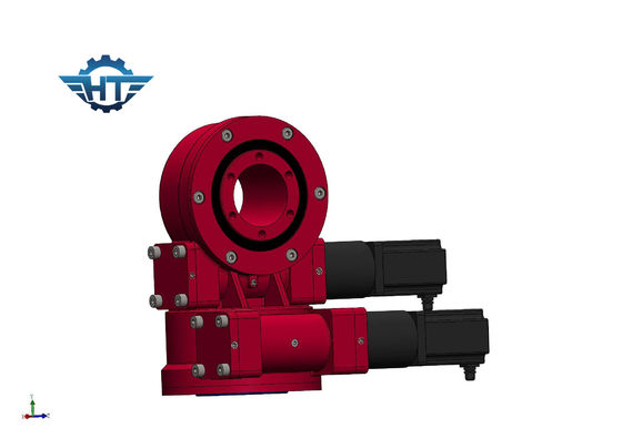 Beli 3 Inch Dual Axis Slew Drive Gearbox Transmisi Presisi Untuk Sistem Pelacakan Surya online manufacture