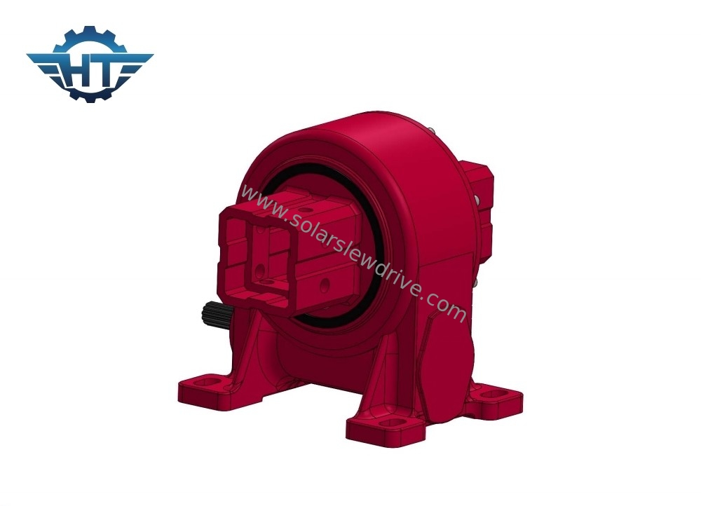 7 '' Self-Locking Solar Slewing Drive dengan beban aksial hingga 34kn Untuk Csp Concentrated Solar Tracking System