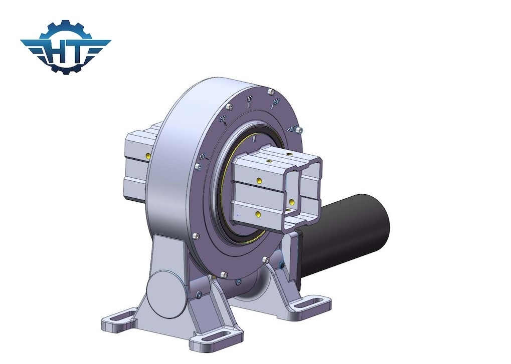 Self Locking Helical Tooth Slewing Drive dengan rasio 150 1 dan EP-2 Grease