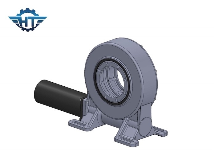 Enveloping Worm Slew Drive Gearbox Untuk Pembangkit Listrik Tenaga Surya CSP Tahan Aus